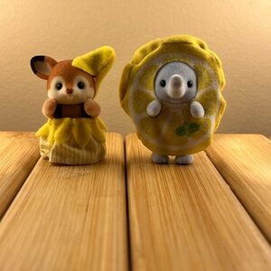 Calico critters Fruity Babies Series 3 Deer and Elephant duo